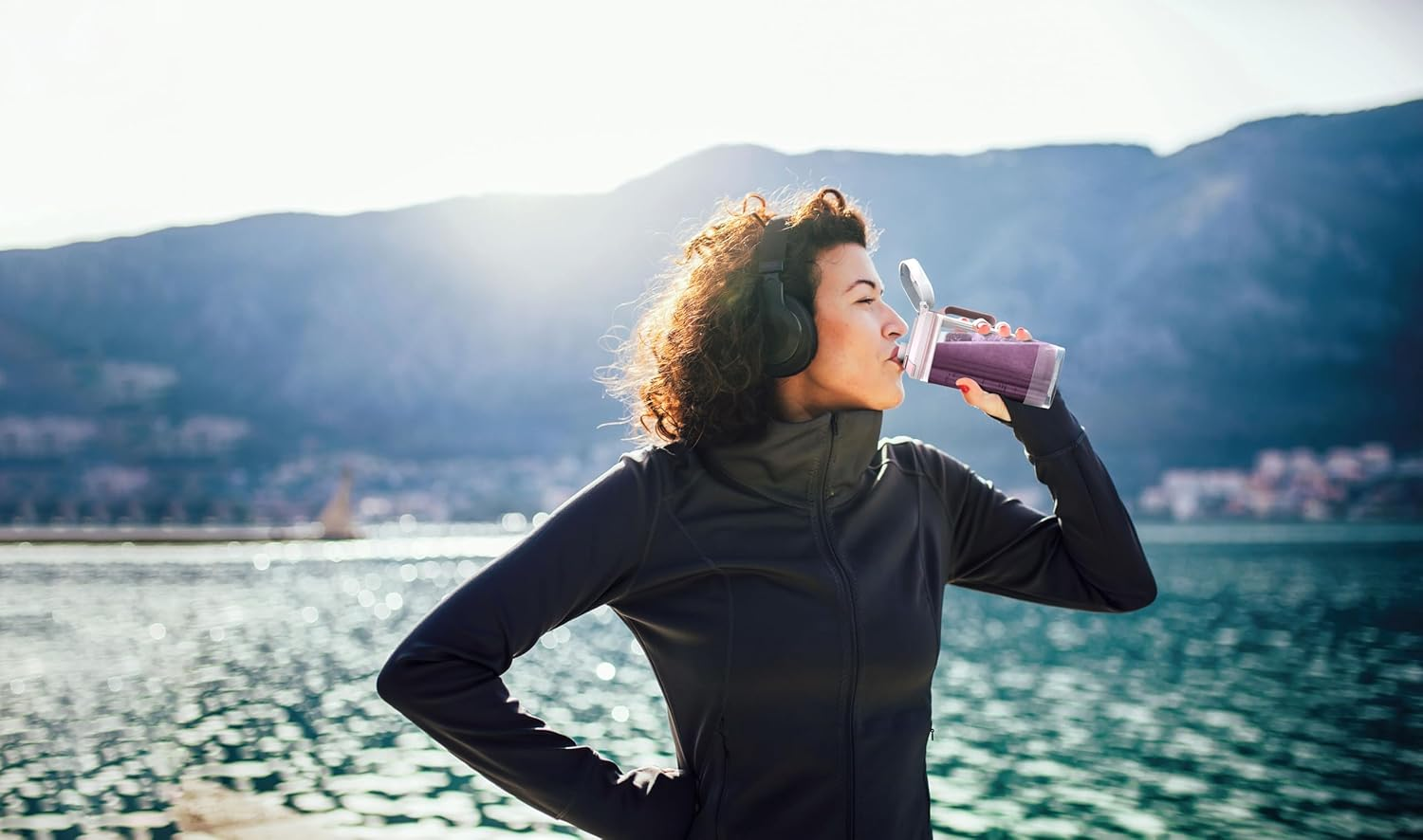 Ninja Blast Max Cordless Portable Blender, Dusty Pink image number 2