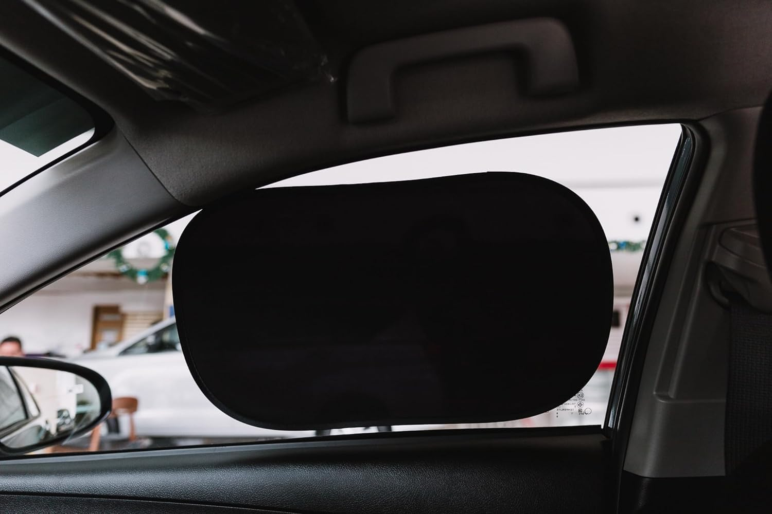 Kinder Fluff Car Window Shade (4Pack)-The Only Certified Cockpit & Car Window Sun Shade for Baby & Pilots Proven to Block 99.95% UVR -Mom'S Choice Gold Award- Aircraft & Car Seat Sun Protection - S