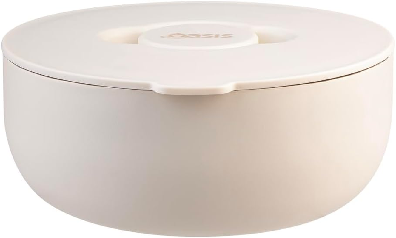 Oasis Stainless Steel Double Wall Insulated Fresh'N'Go Lunch Bowl 950Ml - Alabaster image number 5