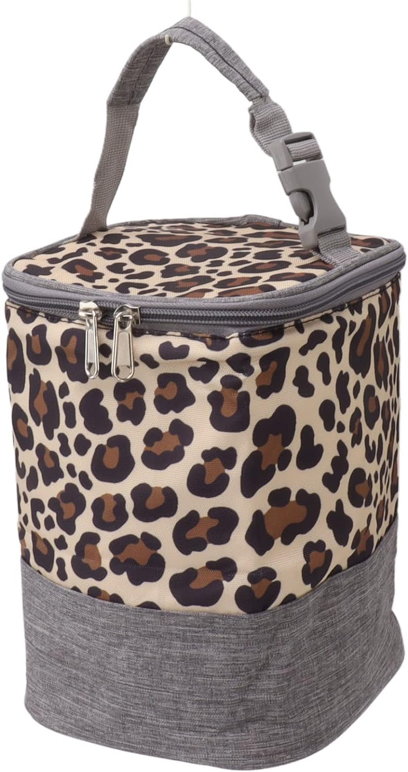 Thermal Baby Bottle Bag, Easy Cleaning Breastmilk Warmer Cooler Carrier Bag Side Pocket Design 3L with Handle for Travel image number 4