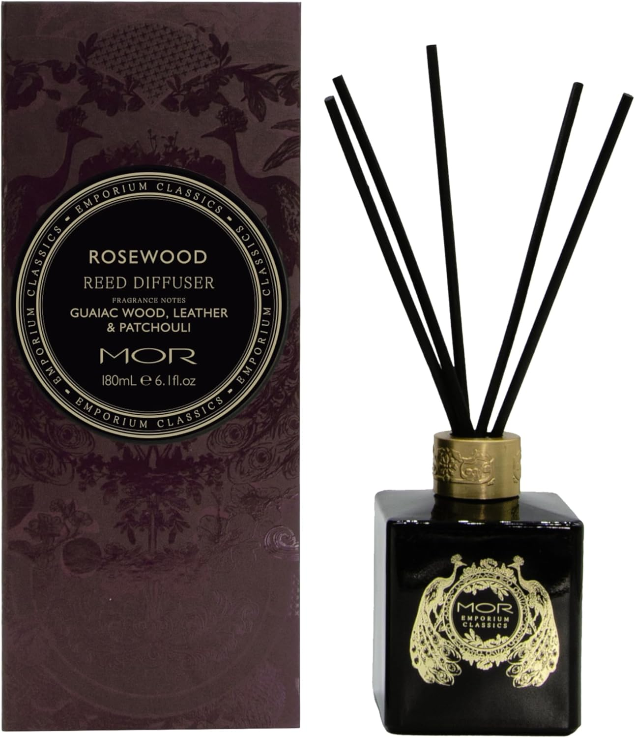 MOR Limited-Edition Emporium Classics Rosewood Reed Diffuser Set