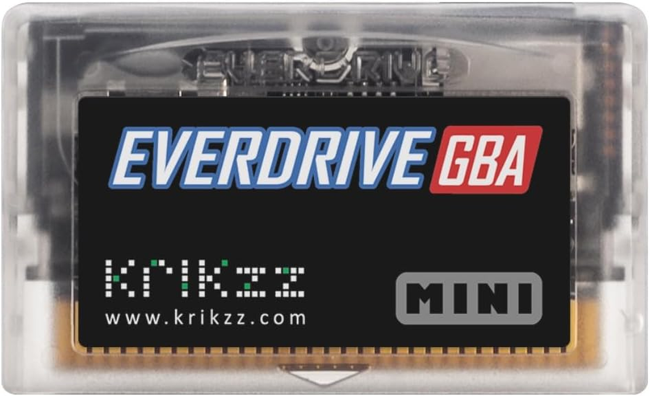 EVERDRIVE GBA Mini Flash Cart - Black - 64GB - GBA Compatible image number 1