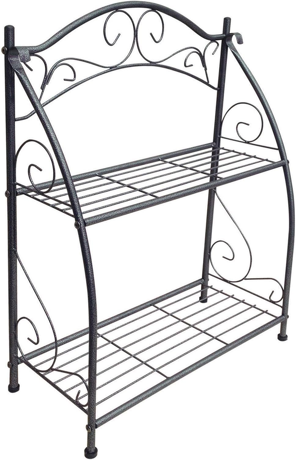 Takasho 2 Shelf Hammertone Plant Stand