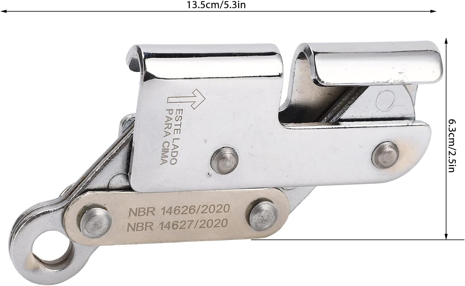 Self Locking Rope Grab Alloy Steel Strong Bearing Capacity for Tree Arborist Expedition - Rock Climbing Rope Grab Device