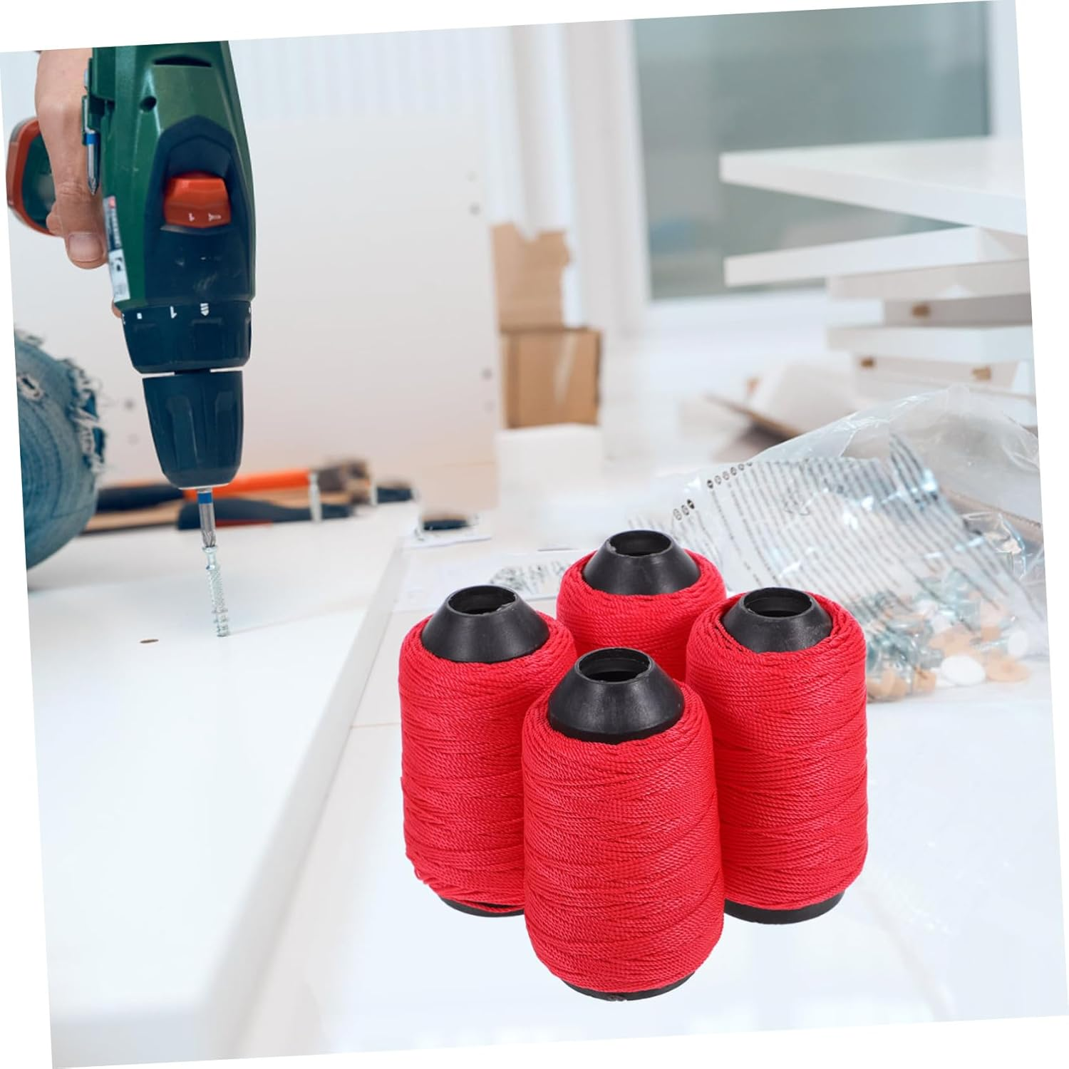 BESPORTBLE 4 Rolls Heavy Duty Nylon Twine for Gardening and Crafting Twine for Gardening Tree Ties for Support Garden Accessory Bundling Line Rope for Crafts Garden Tying Line for Plant Suppo