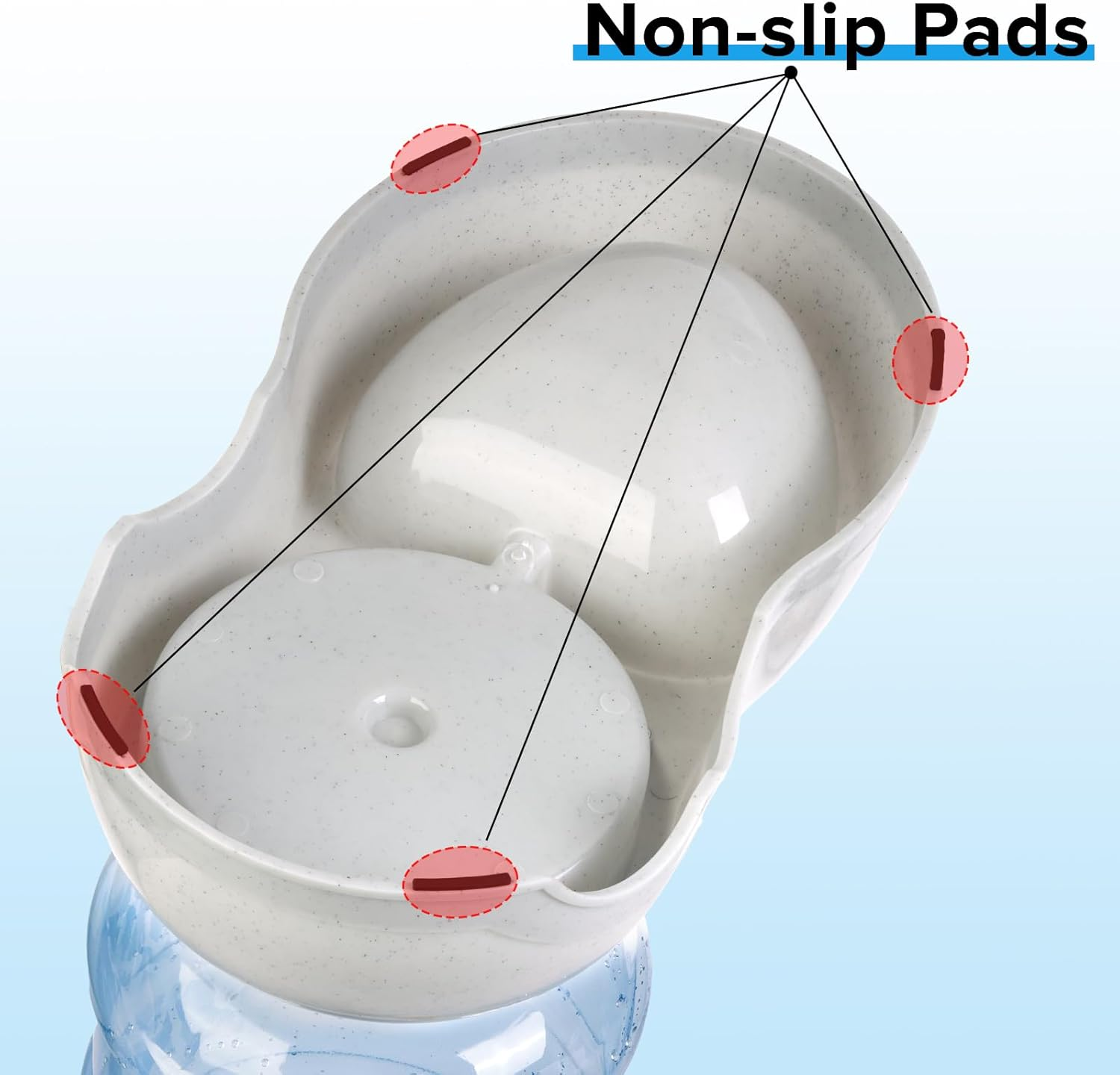 Kenond 3 Gallon Gravity Feeder, Automatic Dog Feeder, Dog Food Dispenser for Large Breed image number 4