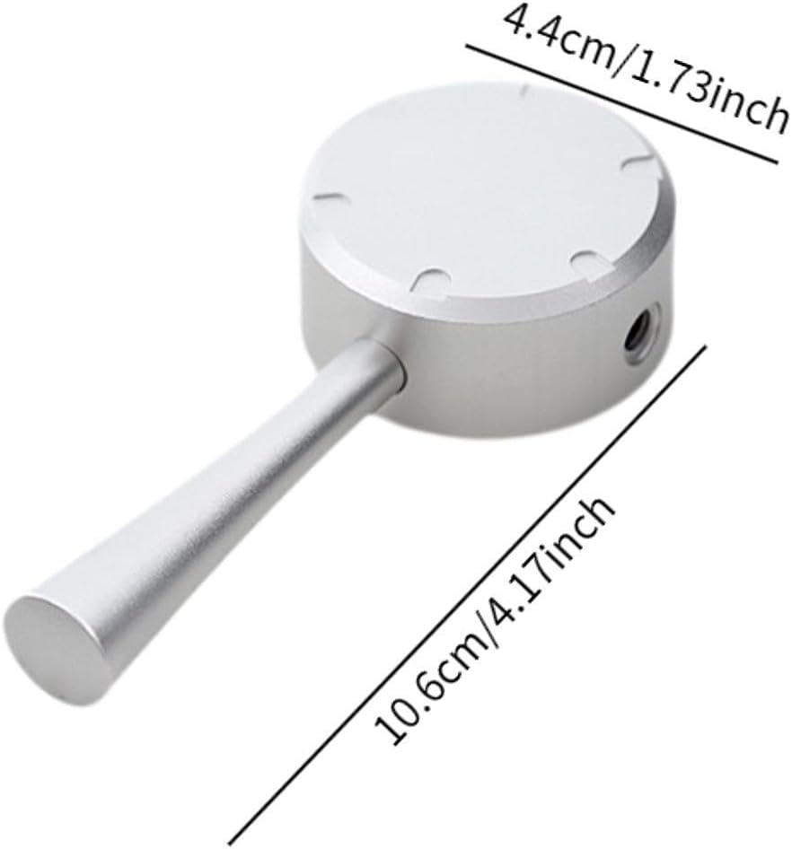 Yuksok Steam Lever for Espresso Machine,Replacement Knob,For Coffee Machine No Disassembly Design Tea Maker Parts Coffee Steam Lever, Silver - Silver image number 6