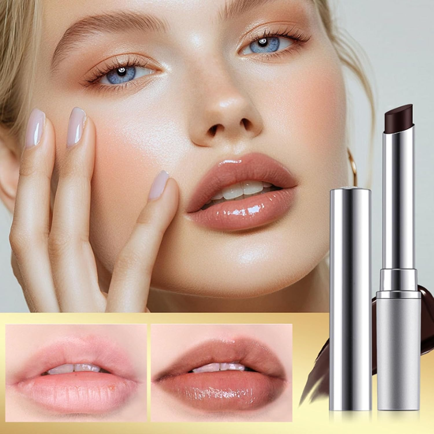 Honeynoir - Black Honey Lipstick, Honey Lipstick Tinted Lip Balm, Nourishing and Hydrating Lip Gloss for Women, Sheer Lightweight Color for All Skin Tones image number 5