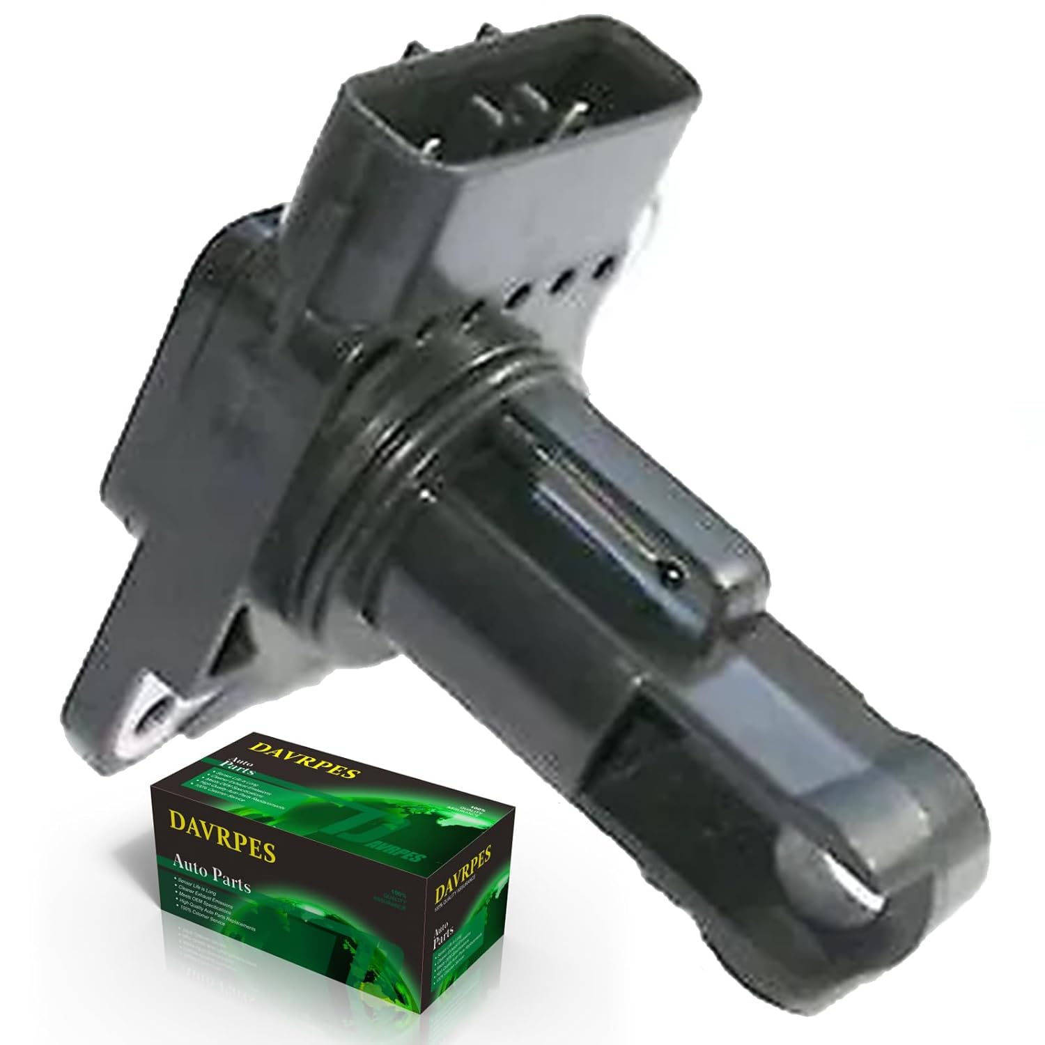 DAVRPES 197400-2240 Air Flow Meter Sensor 80Mm AFM Sensor for Mazda 3 5 6 MPS II 2 L3K9 Replace#1974002240｜197400 2240