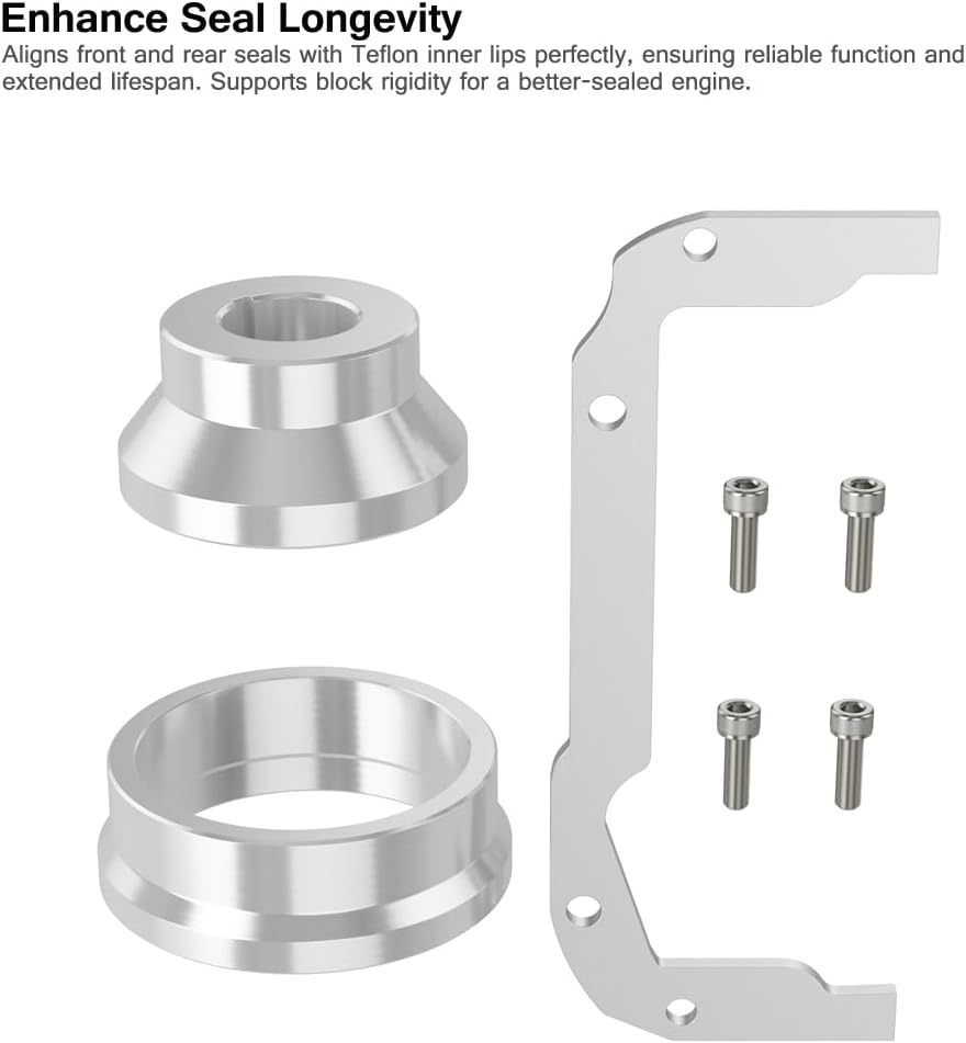 LS Rear Main Seal Alignment Tool,Front Cover Alignment Tools & Oil Pan Front Cover Alignment Tool Kit for GM LS Engine 4.8 5.3 5.7 6.0 LS1 LS2 LS3 LS6 L99 LS4 LS9 LSA LQ4 LQ9 L76 L92 image number 3