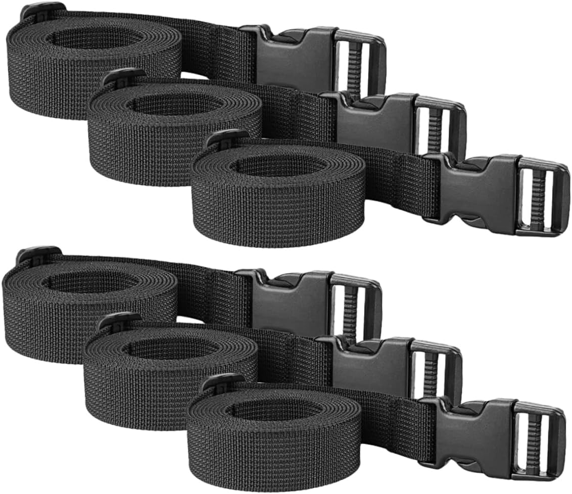 6Pcs Heavy Duty Luggage Straps Buckle for Suitcases Easy Carrying Secure Fastening Adjustable Travel Accessories for Plane image number 4