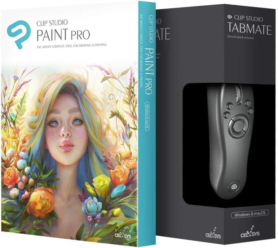 GRAPHIXLY Clip Studio Paint PRO + TABMATE for Global Bundle