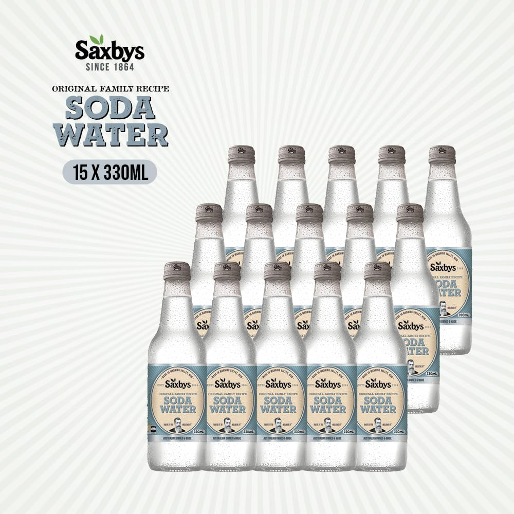 Saxby'S Soda Water 330Ml X 15 image number 3