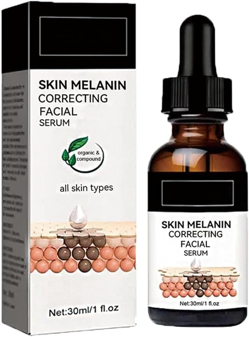 2024 Melanin Correcting Facial Serum, Dark Spot Correcting Radiance Serum,Moisturizing Repairing Serum for Glowing Skin