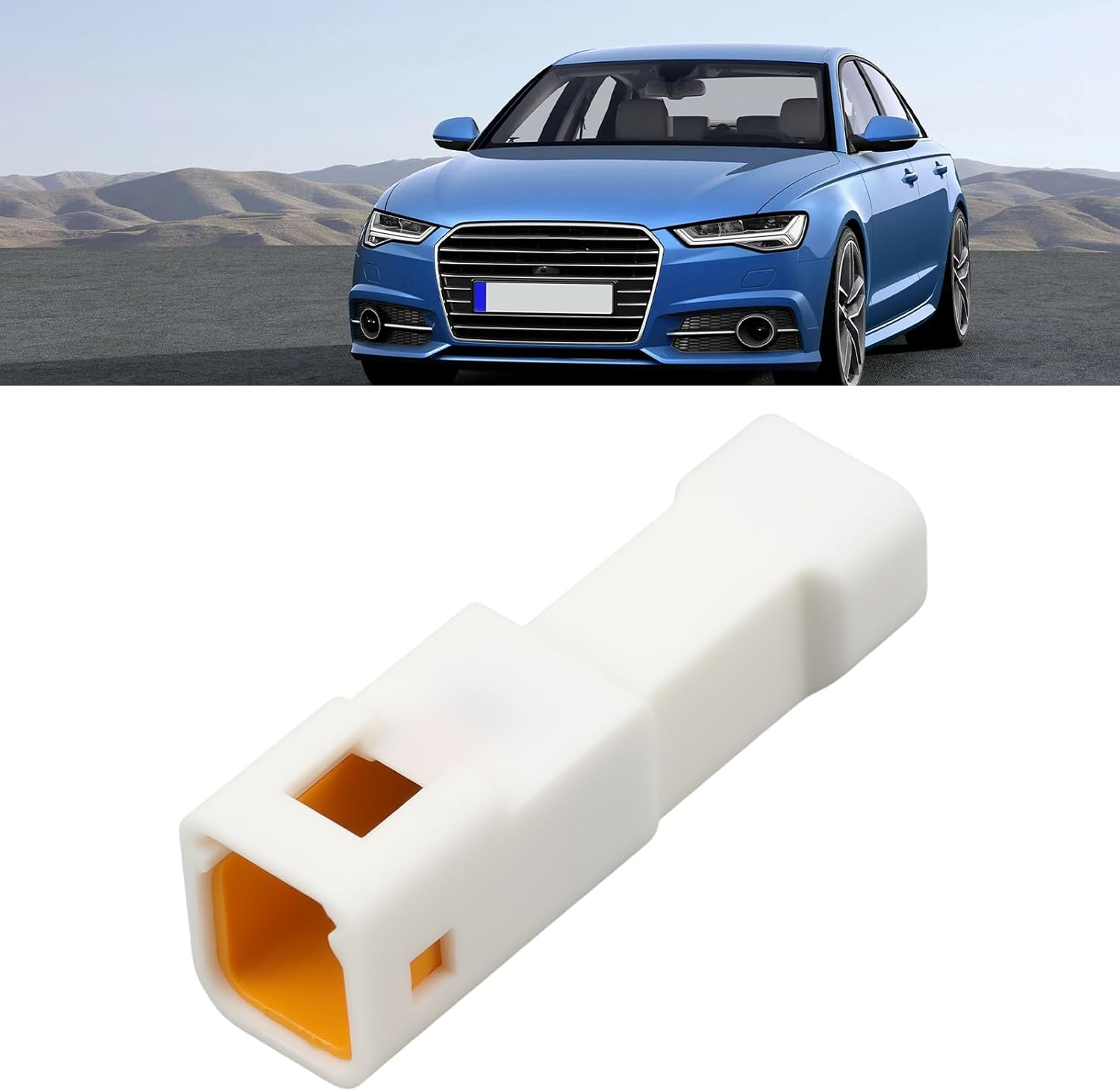 SING F LTD 2Pcs IPX7 2-Pin Connector with Crimp Contacts 02T-JWPF-VSLE-S Suitable for Automotive Sensors image number 6