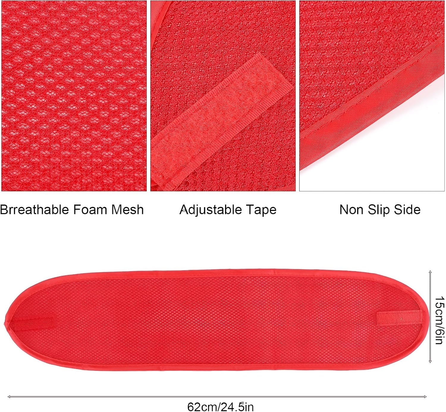 4 Pcs Ymapinc Adjustable Hair Wrap, Hair Nets for Sleeping in Mesh Makeup Headband, Spa Headband, Head Wrap, Headbands for Washing Face, Hairband for Washing Face, Women Make up Headbands