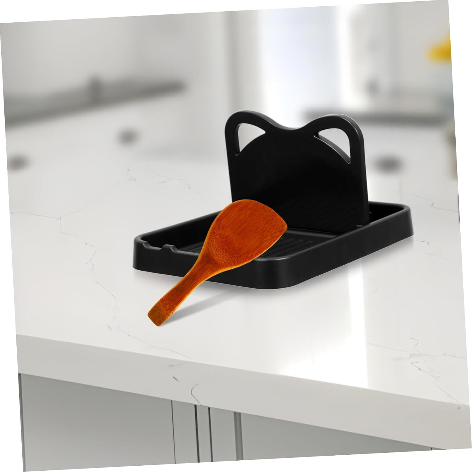 OFFSCH Foldable Pot Lid Holder Kitchen Counter Spoon Rest Storage Rack for Utensils and Lids image number 1