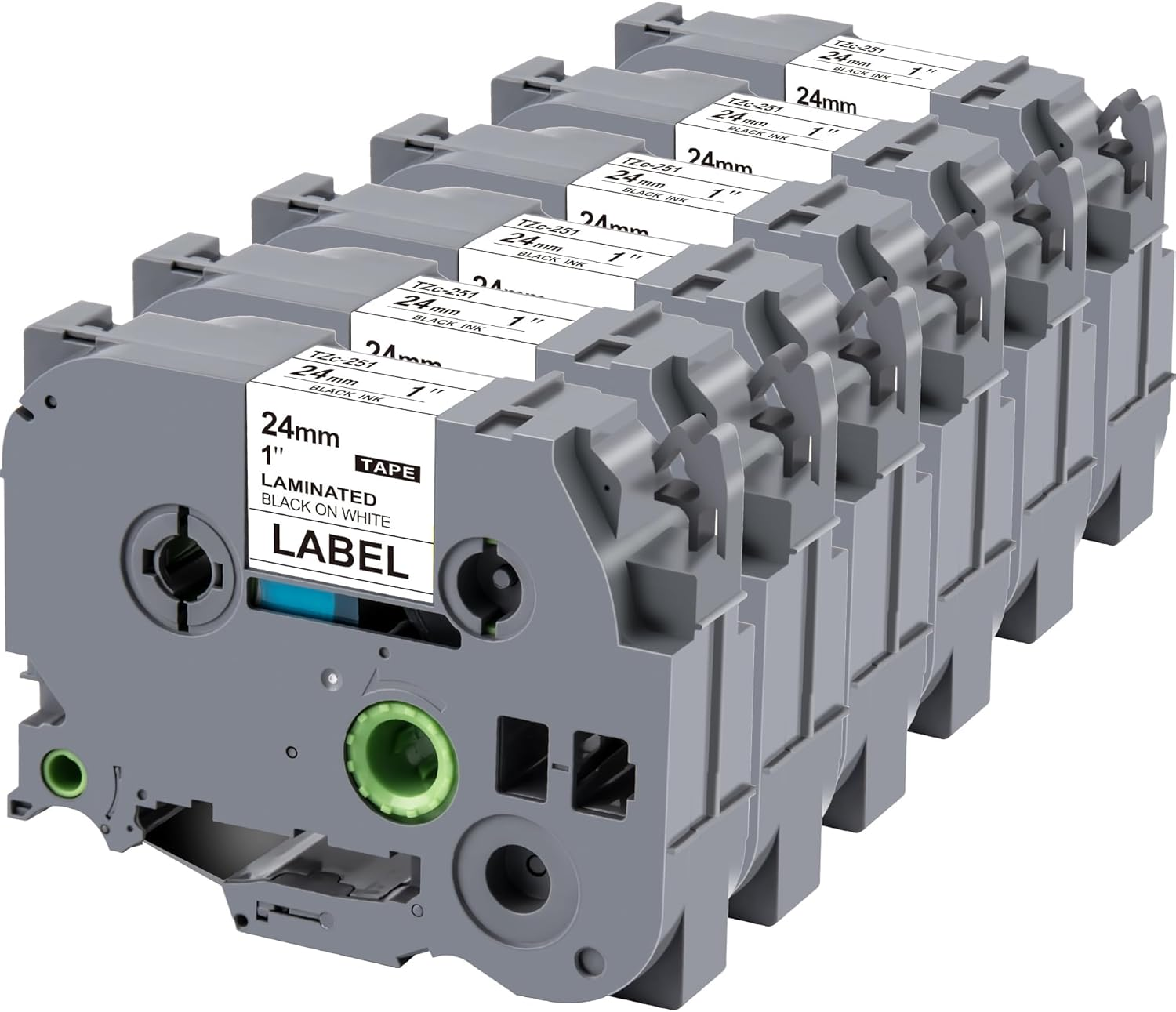 Weemay 6 Pack Compatible with Dymo Label Maker Refills D1 1/2 Inch Tape 45010 45013 45016 45017 45018 45019 12Mm D1 Color Tape for Labelmanager 160 280 210D 360D 420P Pnp 450D Printer, 1/2&rdquo; W X 23&rsquo; L