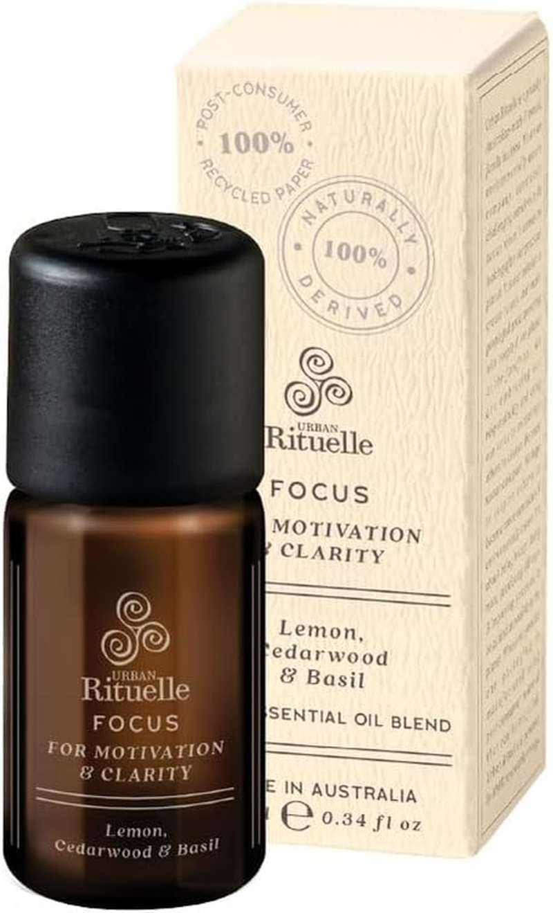 Urban Rituelle Natural Remedy Wellness Rituelles, 10Ml - Mindful: Essential Oil Blend with Marjoram, Ylang Ylang & Sandalwood, Aromatherapy for Calm, Balance & Relaxation - Diffuser, Massage, or Bath image number 6