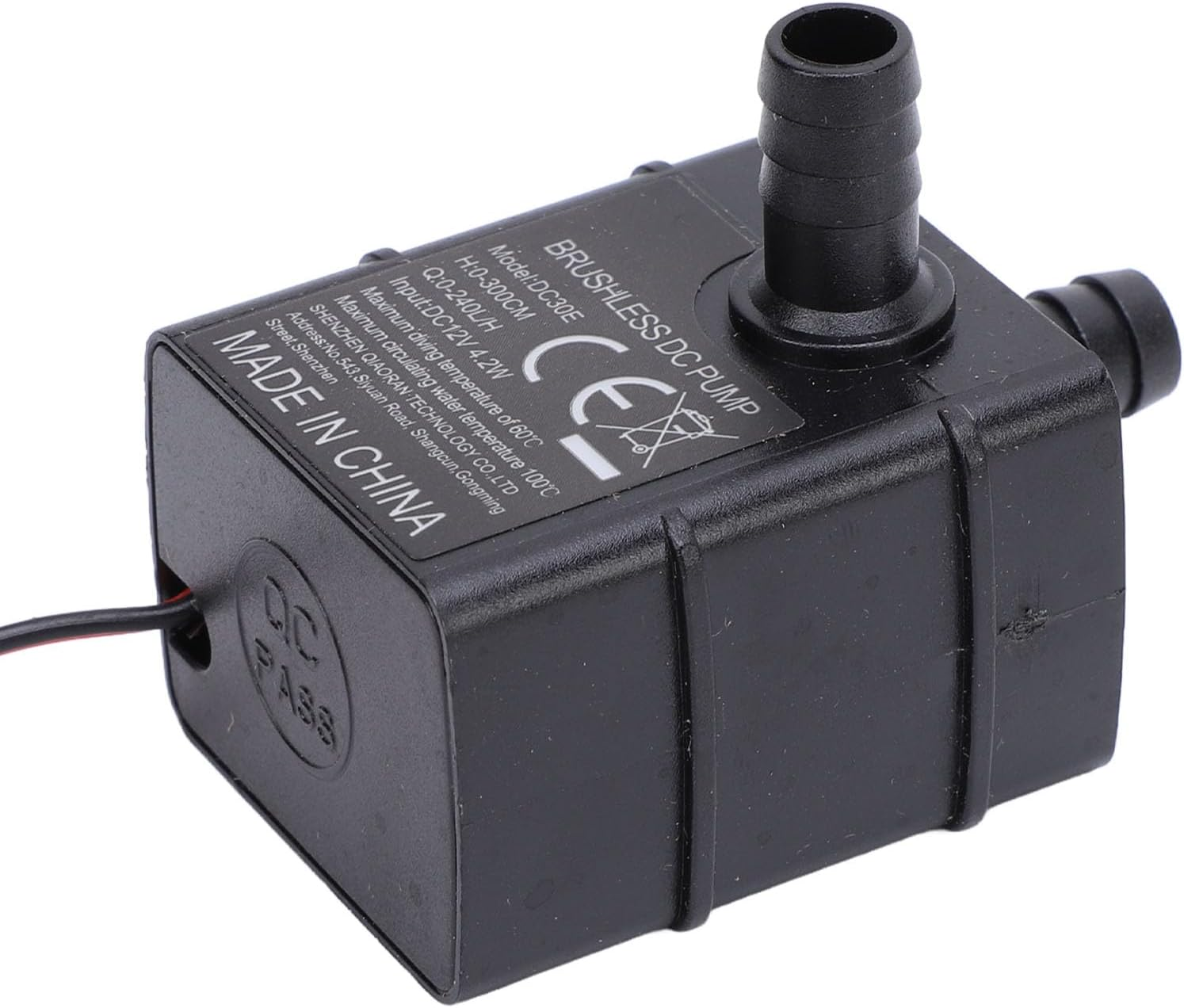 Yosoo Brushless Submersible with Adjustment 240L/H 300Cm Lift IP68 Water Resistant DC12V Pump for Fish Fountain image number 3