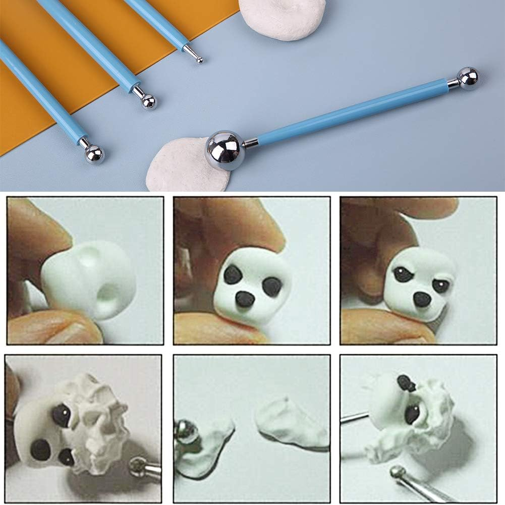 14 PCS Dotting Tools Ball Styluses with Box, Dotting Tools Set Rock Painting, Pottery Clay Modeling Embossing Nail Art image number 1