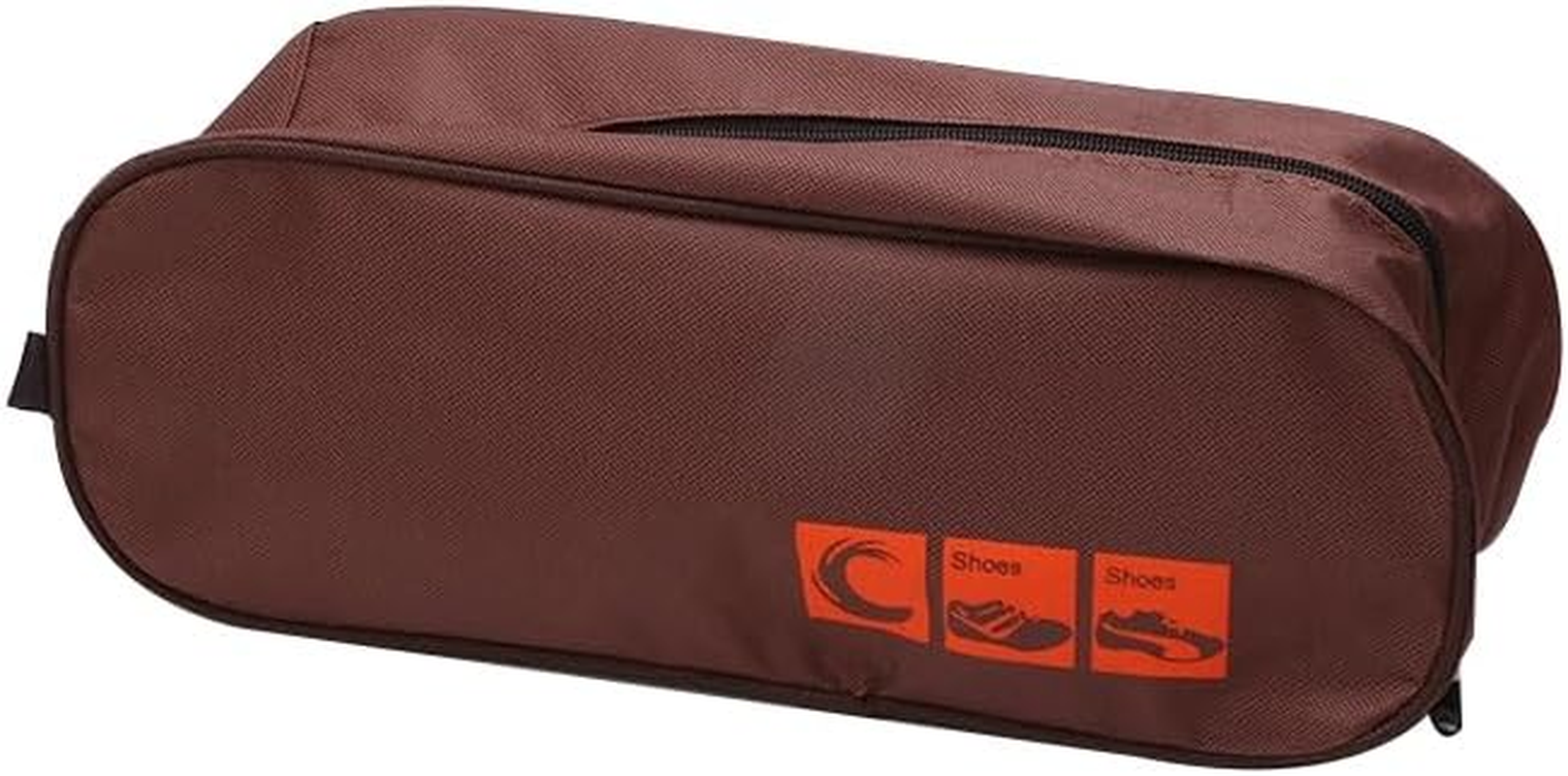 AIMALL Waterproof Portable Shoe Bag with Handle, Travel Storage Case for Shoes, Sports, Toiletries, and Cosmetics, Clear View Window, 13 X 4.72 X 5.12 Inches