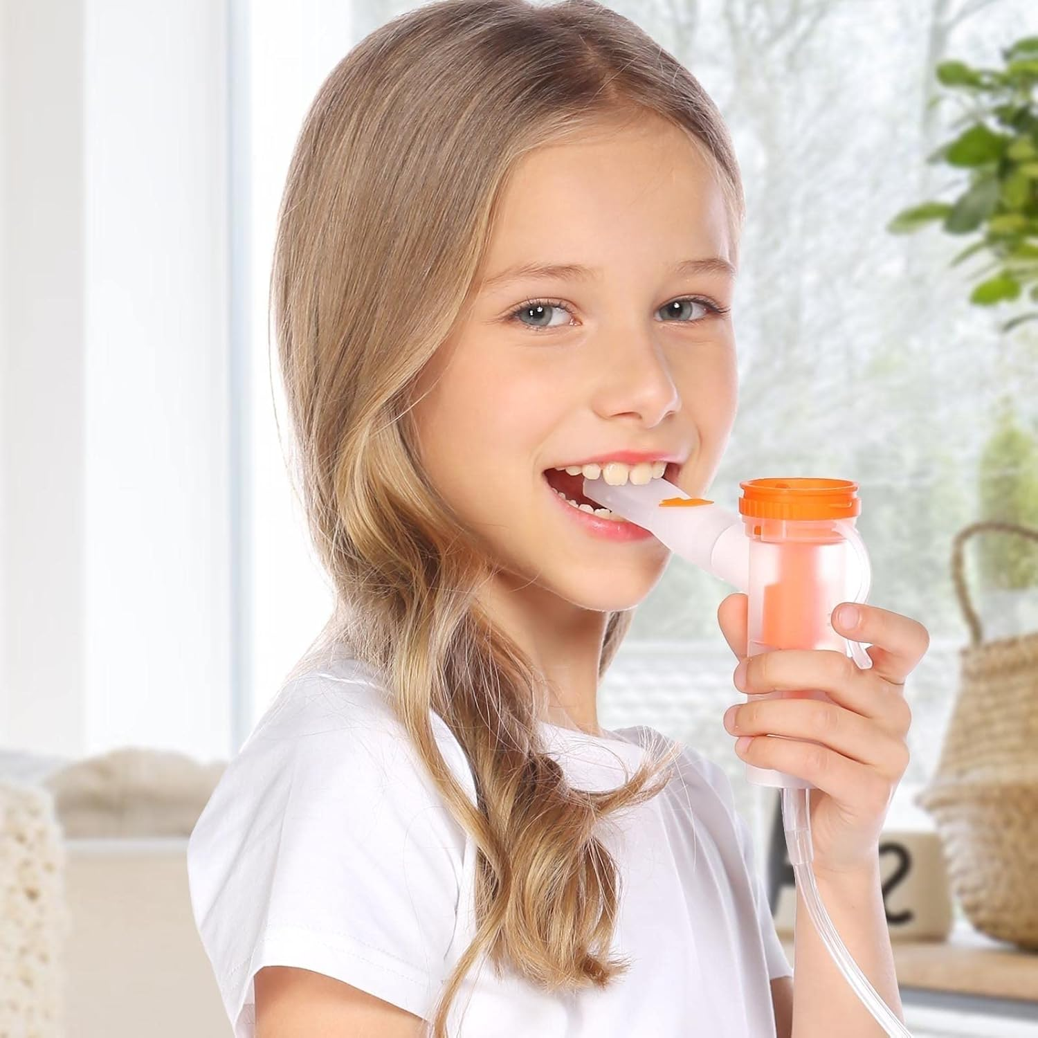 Nebulizer Direct Patient Interface, Nebulizer with Exquisite Design, for Adults and Kids, Effective for OTC Home Use image number 3