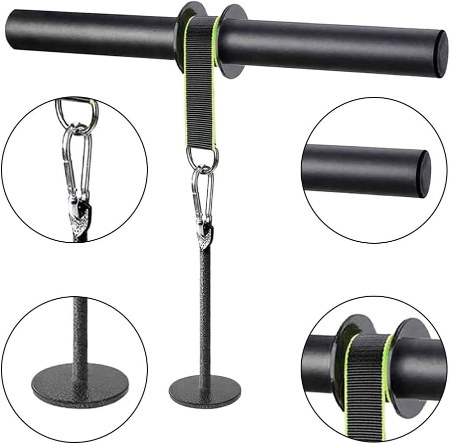 Forearm Rope Roller, Wrist Roller Forearm,Grip Strengthener Roller, Forearm Exerciser Tool,Weight-Bearing Rope Training Fitness Equipment,Muscle Strength Wrist Roller,For Grip Strength Training(Black) image number 3