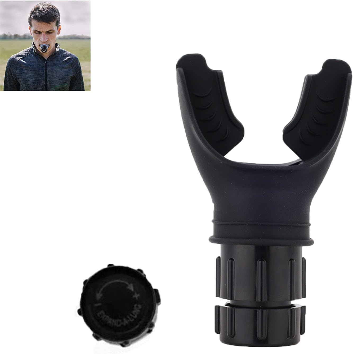 Deep Breathing Lung Adjustable Exercise Equipment, Portable and Easy to Clean, Improving One'S Endurance and Lung Capacity Trainer image number 6