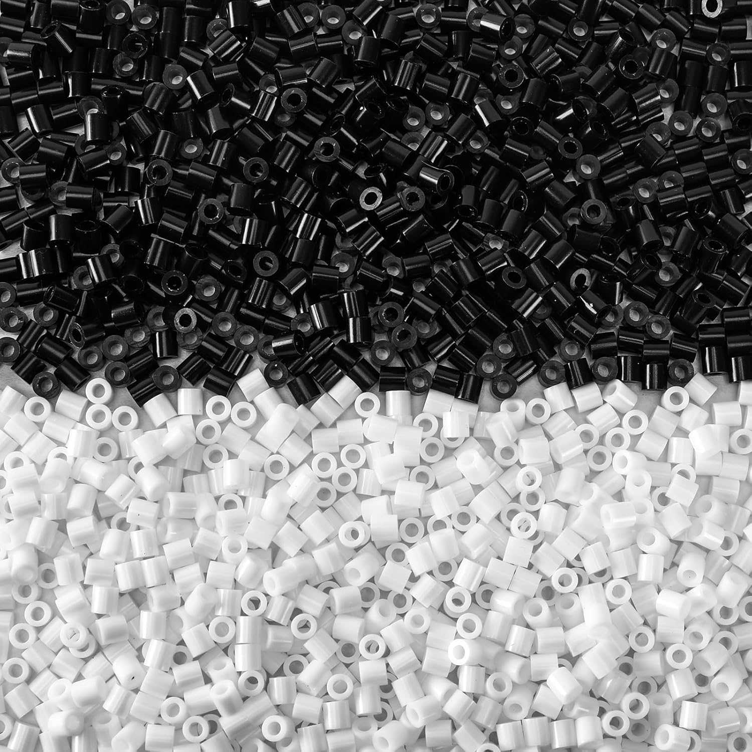 AUGSUN Fuse Beads, 1500Pcs Black Melty 5Mm Iron Beads for Arts and Crafts