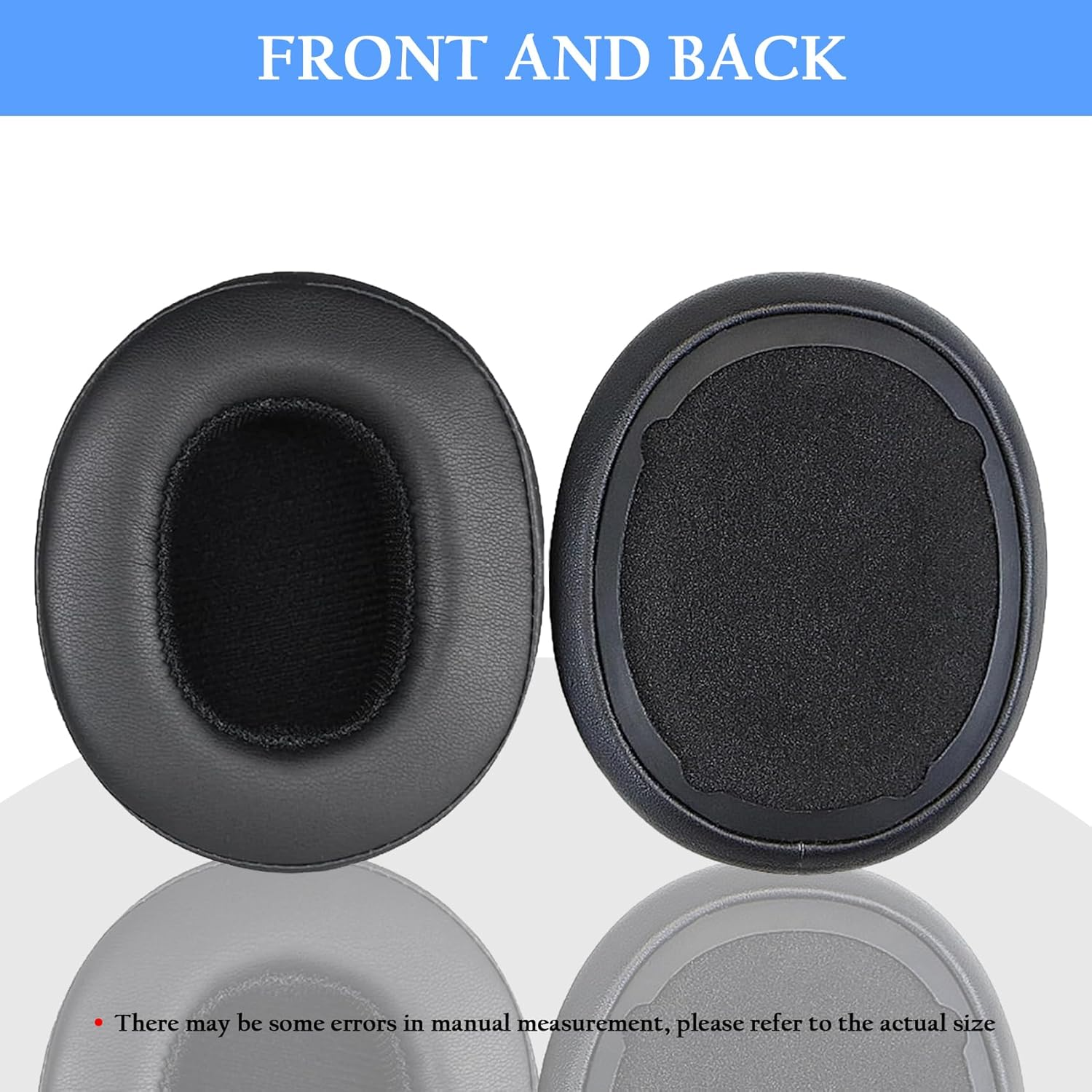 Adhiper Hesh ANC Replacement Ear Pads for Skullcandy Crusher Wireless/Crusher Anc/Crusher Evo,Hesh Evo/Hesh 3,Venue ANC Headphones,Crusher Evo Headphone Earpad Ear Cushions with Protein Leather(Black) image number 2