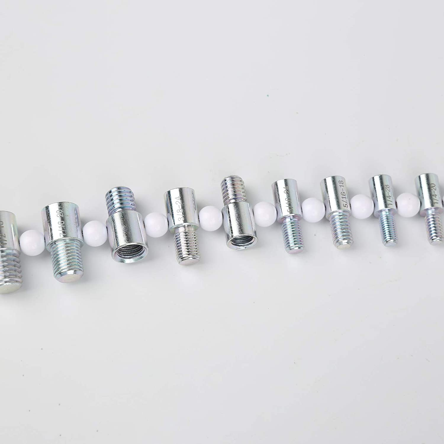 Mingzhe Nut and Bolt Thread Checker Inch and Metric Set Nut Bolt Thread Detection Tool Multipurpose Utili Tool image number 3