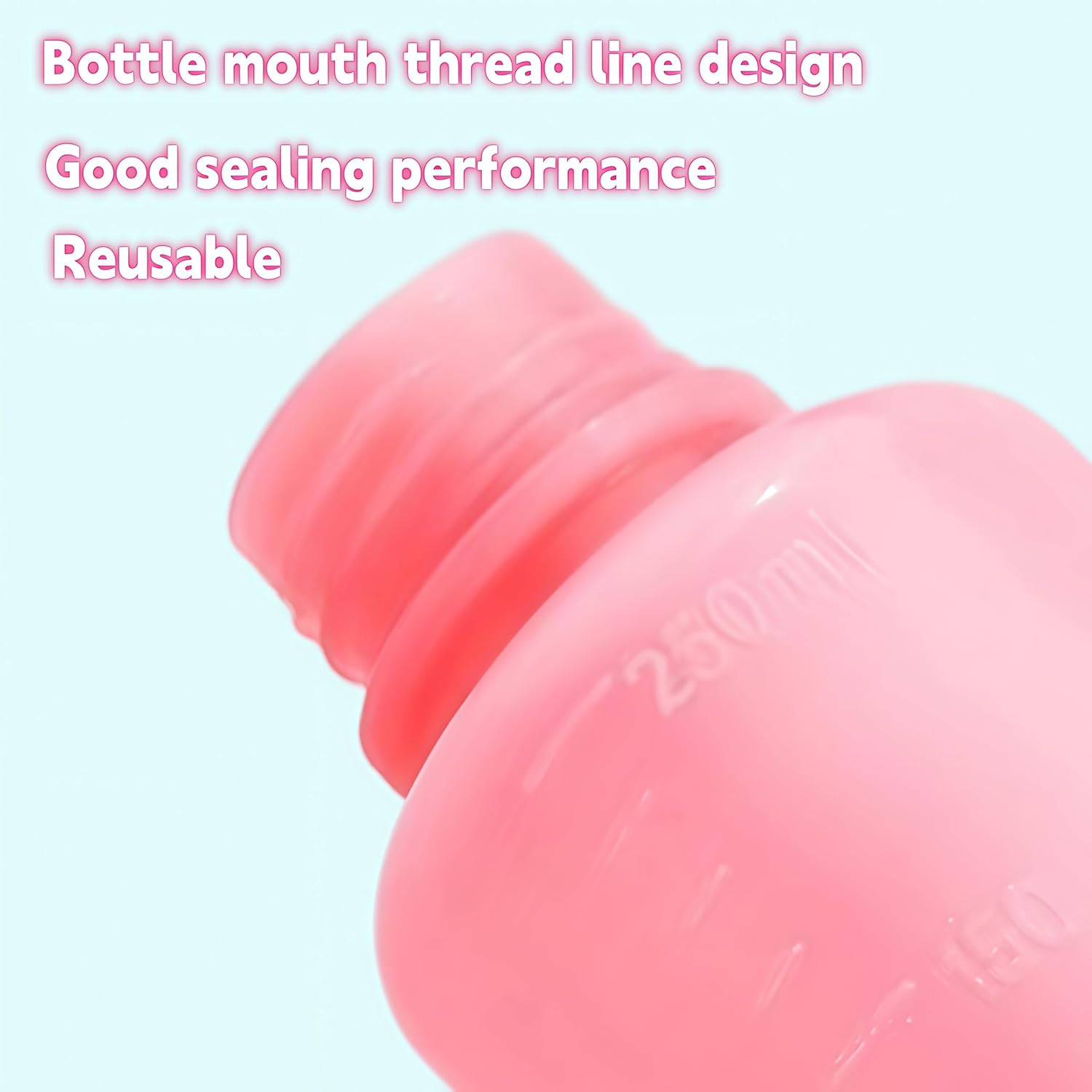 Safety Rinse Watering Tools,2 Pcs 250Ml Squeeze Water Bottle,Wash Bottle,Tattoo Supplies, Irrigation Sprinkling Can Wash Plant（Pink & Blue） image number 6