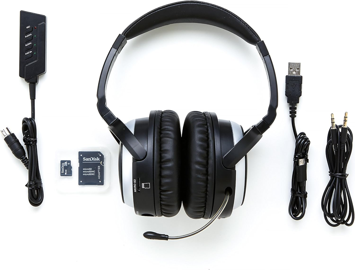 Tosho Kioka AL-902 Headphone Memory Learning Device, Recording Function, Playback Function, Shadow Learning, MP3 Player Function, Black image number 3