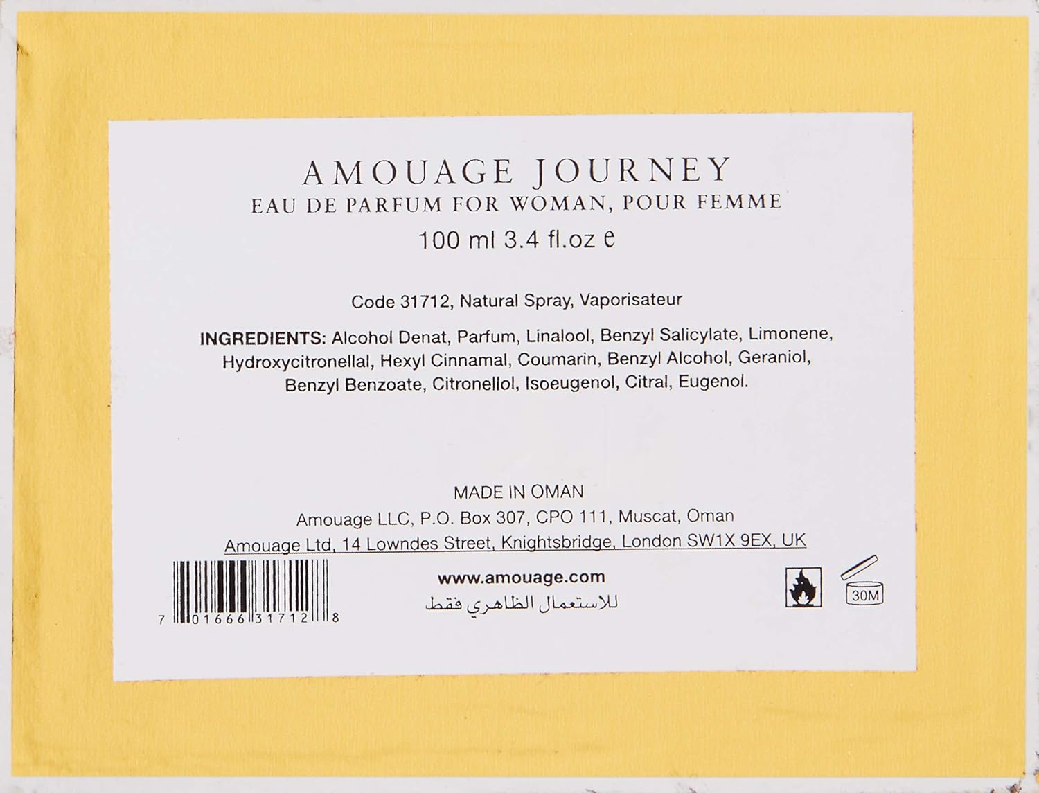 Amouage Journey Eau De Parfum Spray for Women 100Ml image number 5
