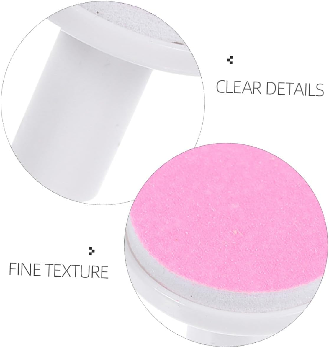 PACKOVE Electric Nail Trimmer Replacement Pads 12Pcs Pink Adults Nail Buffer Grinding Heads Refill image number 4