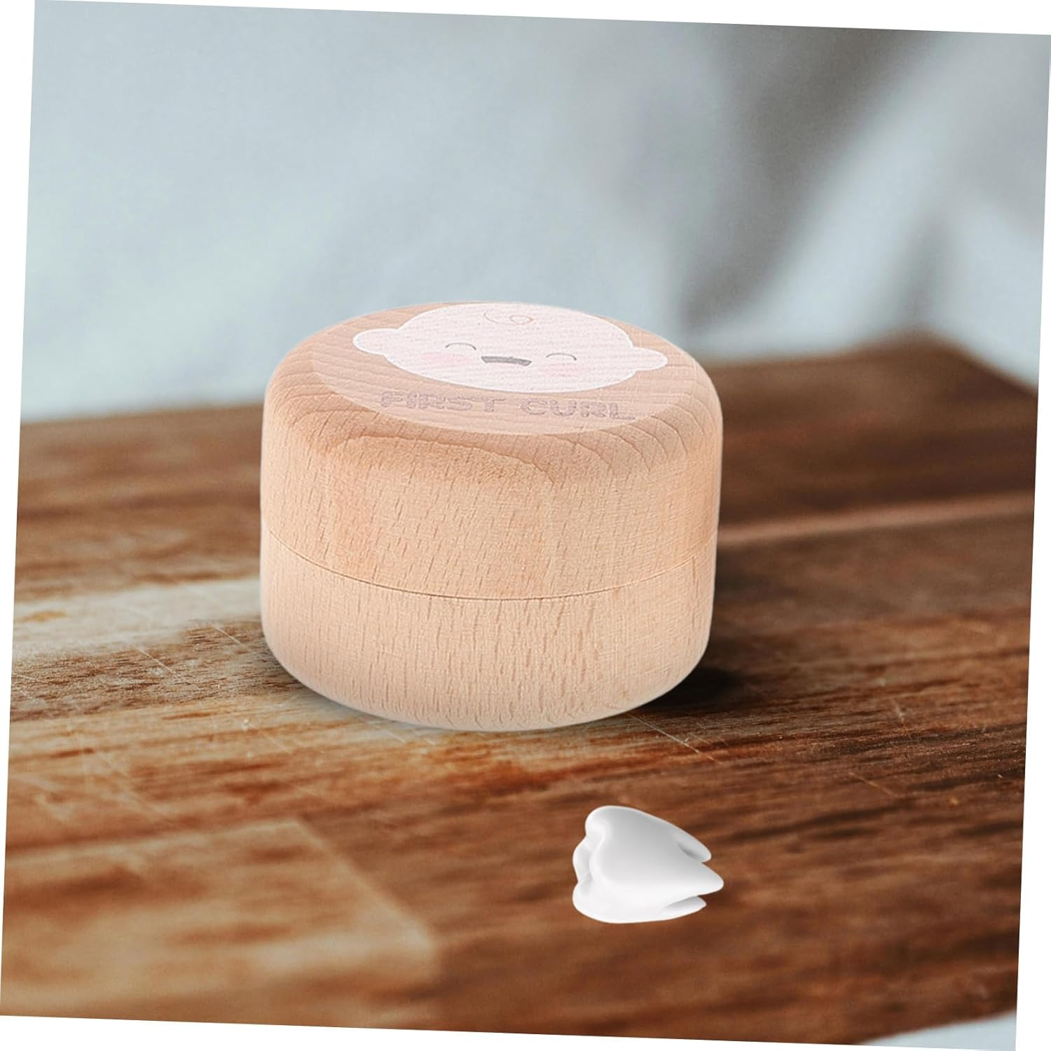2Pcs for Boys and Girls Lost Teeth Wooden Tooth Holder Box Elegant Storage for Boys Girls Handcrafted image number 1