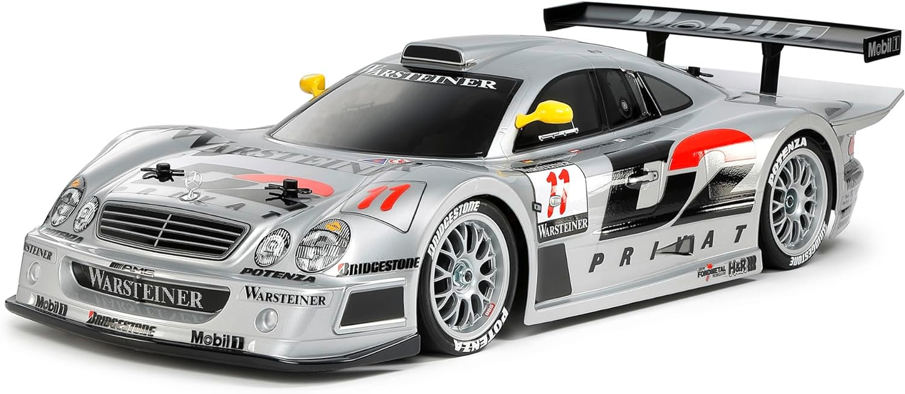Tamiya 58731 1:10 RC MB CLK-GT-R 1997 TC-01 Remote Control Car, Vehicle, Model Building, Assembly, Hobby, RC Kit, Unpainted image number 1