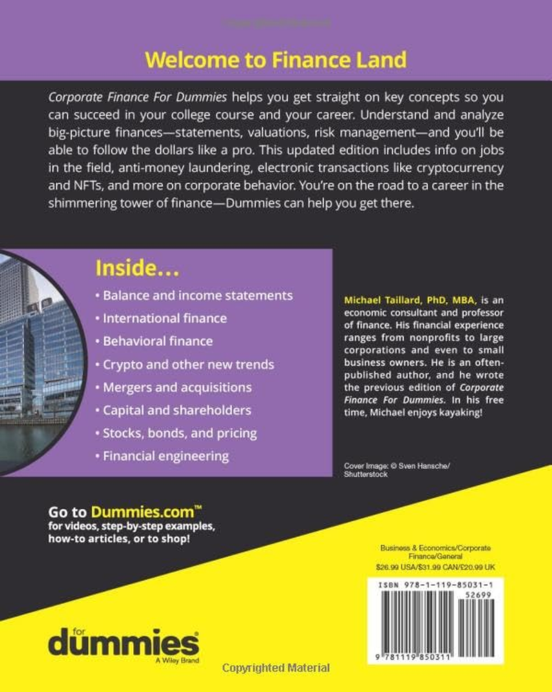 Corporate Finance for Dummies