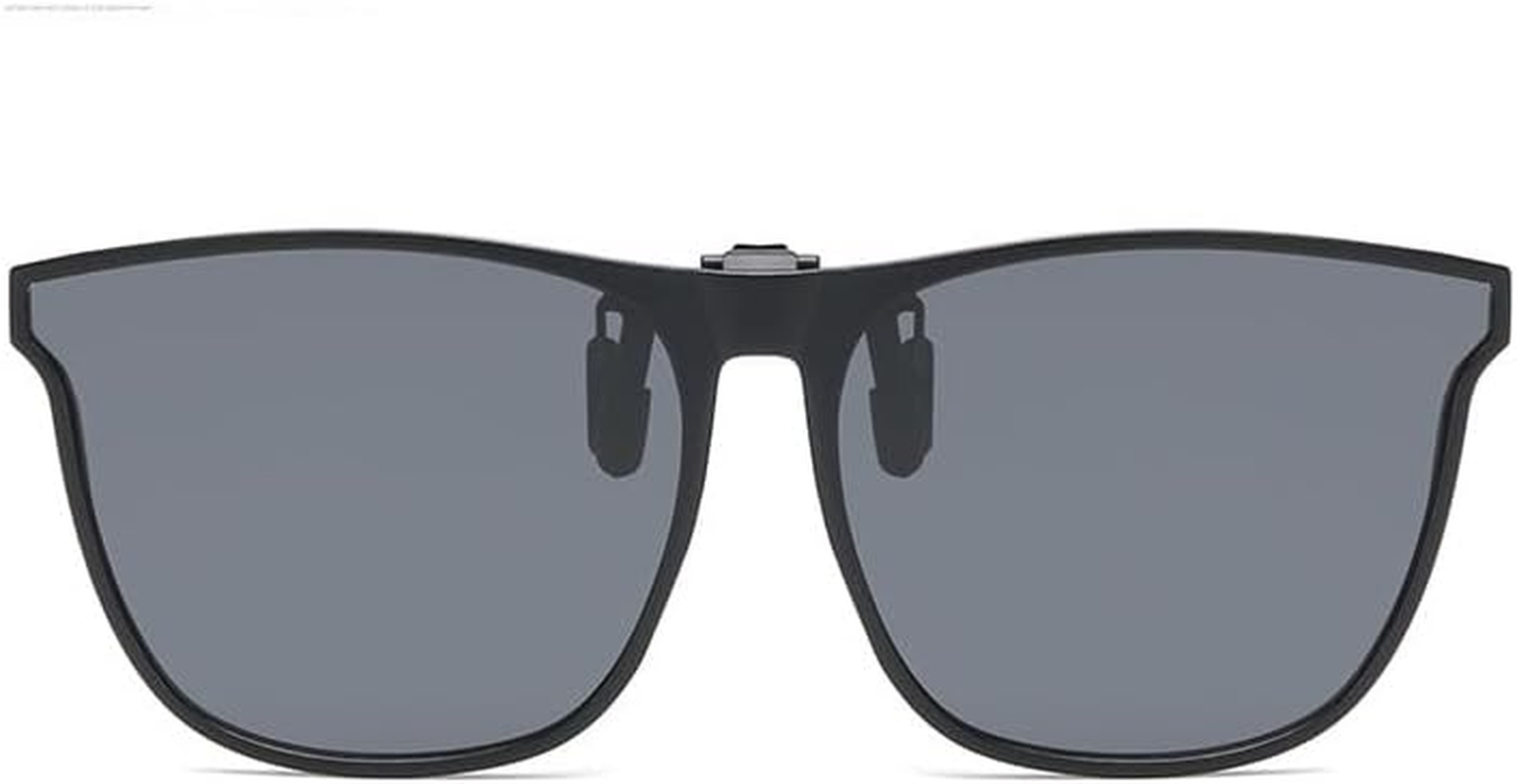 UV Protection Polarized Clip-On Sunglasses, Multi-Colour Options, Flip-Up Design image number 2