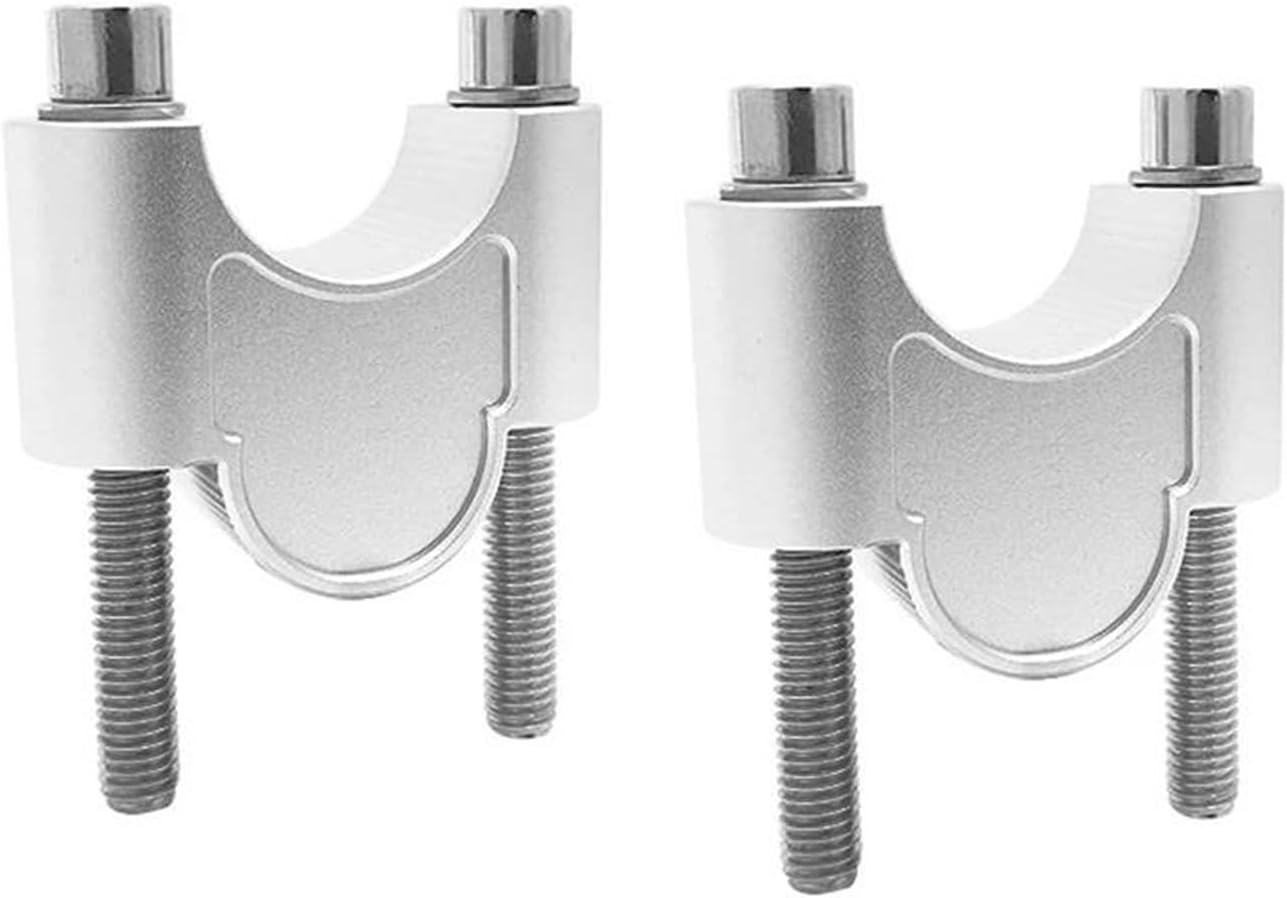 Steering Riser Handlebar Risers Bar Clamp Cover Motorcycle Accessories Bar Mount Adapter for CFMOTO 450MT 800MT 2021-2025(Black)