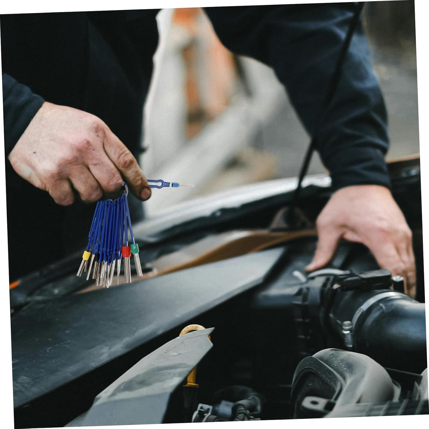 OSOLADY 18Pcs Automotive Electrical Tools Pin Removal Kit for Terminal Pin Removal Tool image number 4