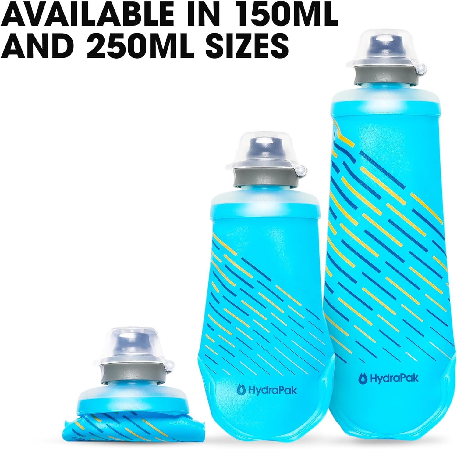 Hydrapak Softflask 250Ml - Collapsible Trail Running Vest Soft Nutrition Flask Bottle - (250 Ml/8 Oz) image number 2