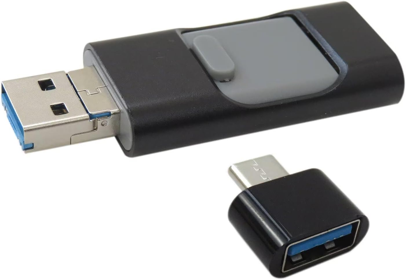 Weistiy 64GB USB 3.0 Flash Drive Thumb U Disk Storage Memory Stick for Iphone/Ipad/Pc/Android Smart Phone Photo Stick (Gold)