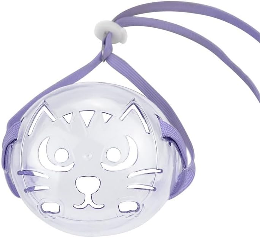 Transparent Cat Muzzles Anti-Bite Nail Trimming Bathing Adjustable Breathable Muzzle Puppy Mouth for All Cat and Pointed Mouth Dog Prevent Biting Chewing Barking Training (S) image number 5