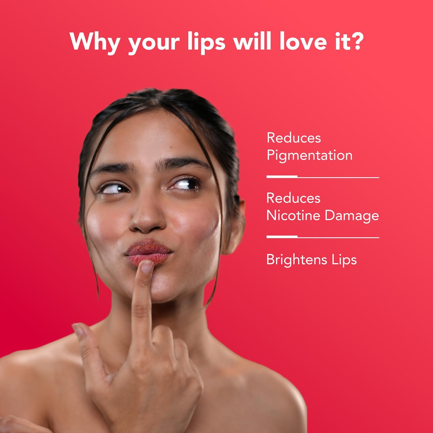 Bellavita Luxury Nicolips Lip Scrub Balm (20G) | Brightening for Dark Lips | Removes Lipstick Stains & Dryness | Shea Moisture Care for Chapped Lips, Lip Tint, Lip Stain | Lip Balm for Men & Women image number 5