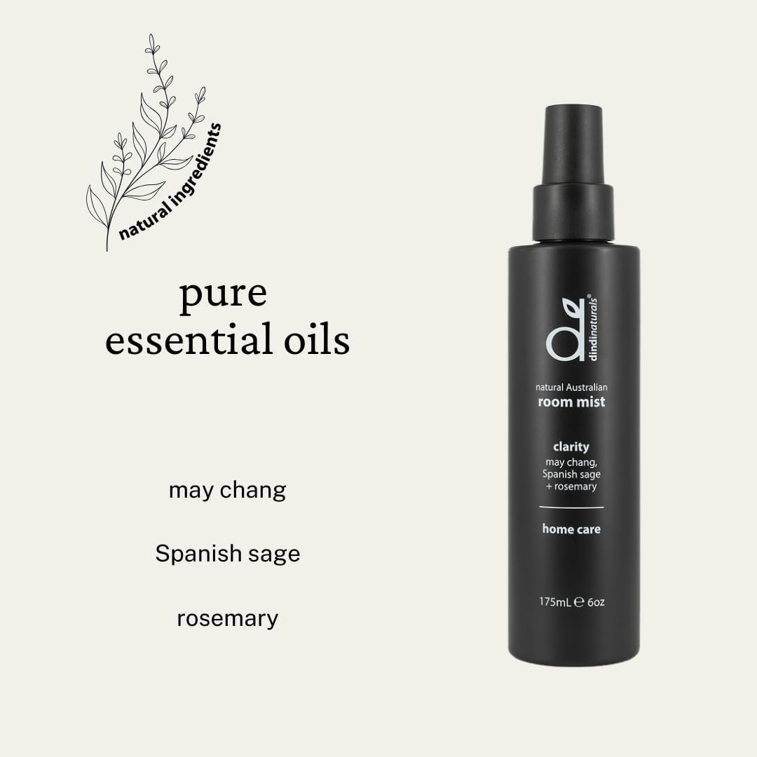 Clarity Room Mist Spray | Deluxe Natural Room Spray | Australian-Made with Essential Oils | Vegan-Friendly Air Freshener for Home or Car |Great Gift| Refreshing | Mood-Enhancing |Dindi Naturals image number 3
