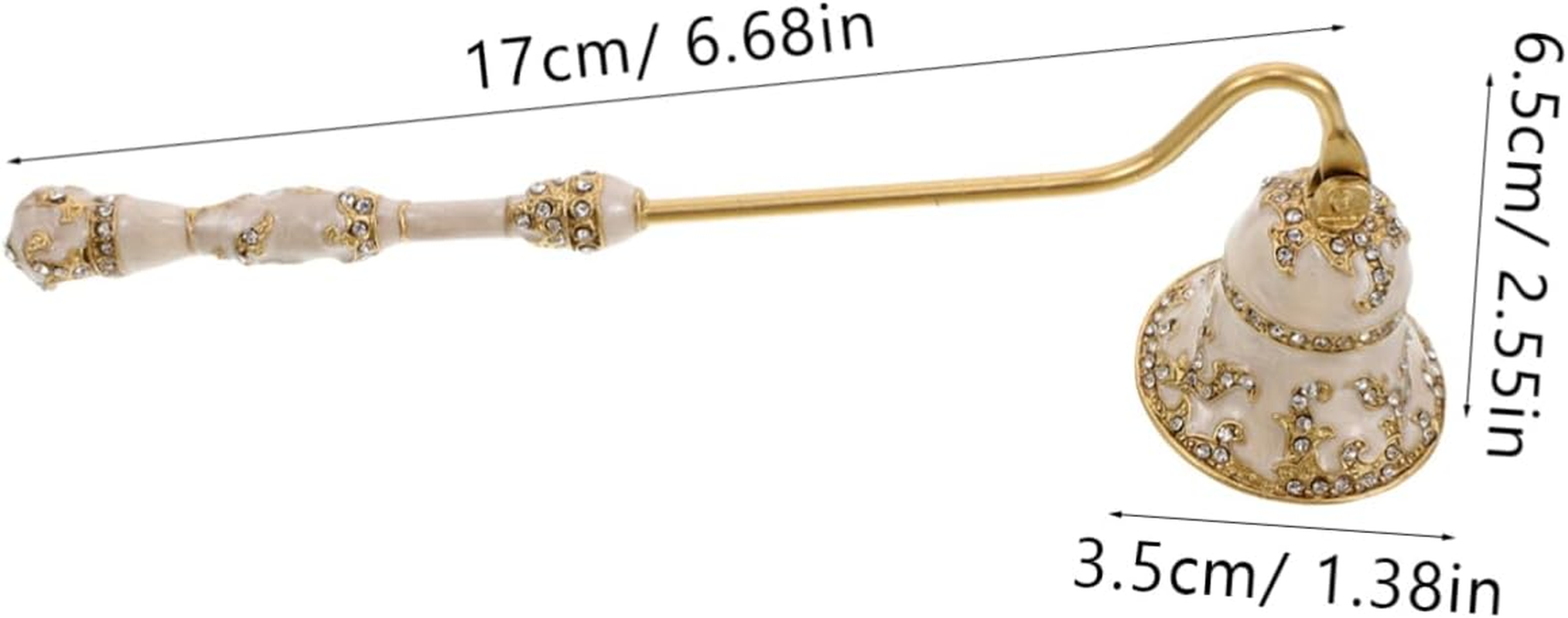 LALADEFIEE Retro Candle Extinguisher Snuffer Wick Fire Extinguisher Tool Handheld for Candles Hotel Restaurant Home image number 6