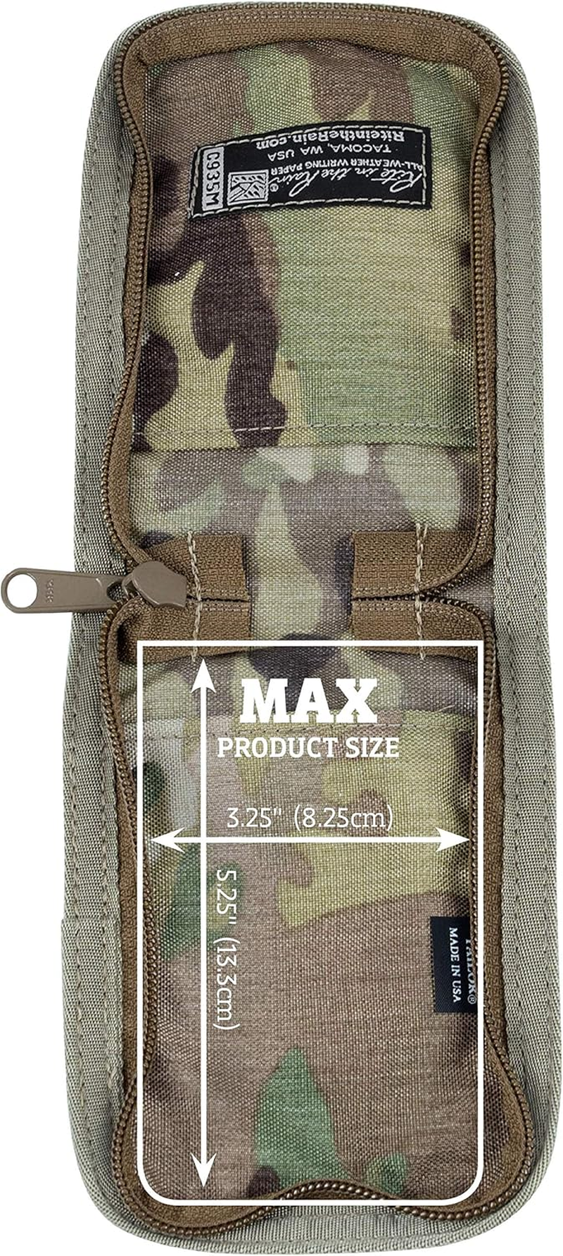 Rite in the Rain Weatherproof CORDURA&reg; Fabric Notebook Cover, 3" X 5", Multicam Cover (No. C935M) image number 6