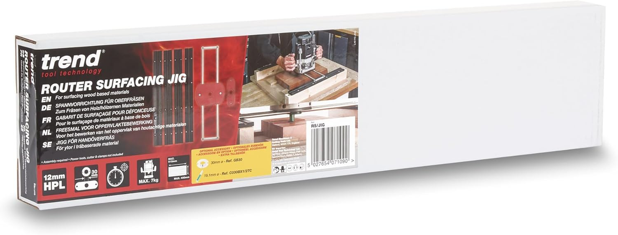 Trend Router Surfacing Jig for Flattening, Surfacing & Trenching Work, RS/JIG image number 2